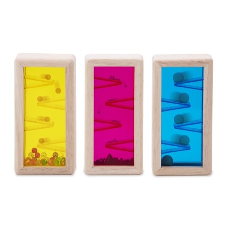 Game set of wooden rainbow blocks "Dawn", with a sound effect-2