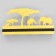 Sconces "Elephants" LED 4000K 12W gold 38x20x4cm