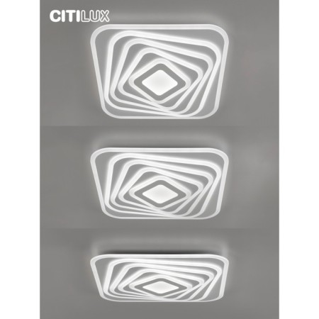 Lamp Citilux "Triest Smart" CL737A45E 60x60x7.7 cm, 1x120W, LED, white color-11