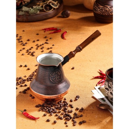 Turk for coffee "Armenian jezva", 800 ml, copper-4