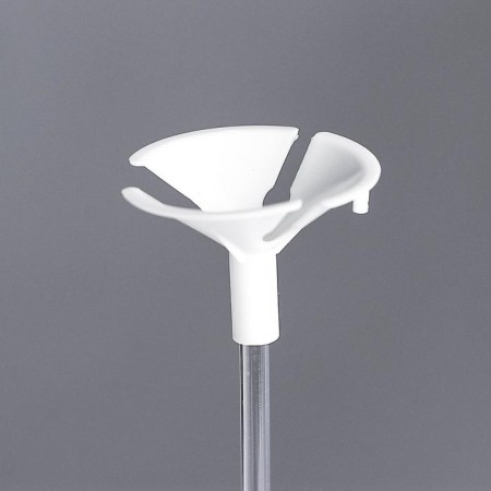 Holder-capture for balls, hole 0.6 cm, d = 4.5 cm, white color-1