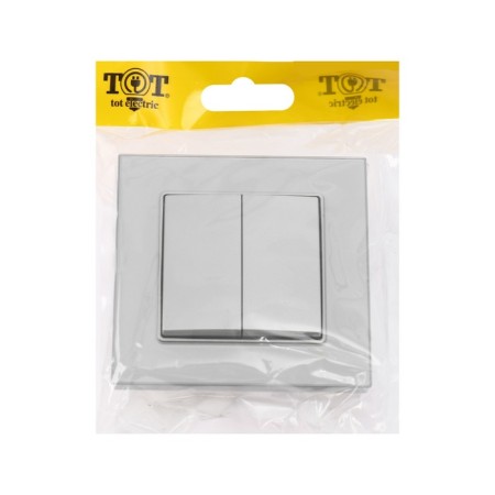 Sin -GLOSSY GLASS, 10 A, 2 keys, hidden, glass, silver-4