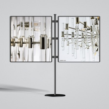 Chandelier on the rod Matilda A1064PL-12CC, E14, 12x40 W, 82x82x68 cm, chrome-2