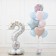 Foil ball 47 “Boy or girl?”, Figure on the stand, under the air, ind. Packaging