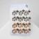 Brooch "Flower" snowdrop with a bow, color mix (indivisible packing 12 pcs., Price per pcs.)