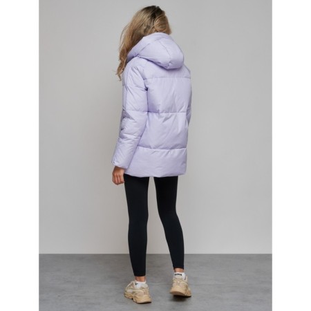 Winter jacket, size 44, purple color-3