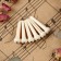 A set of shine fixers Music Life, 6 pieces, white