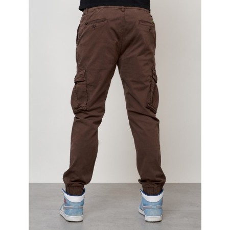 Cargo jeans men, size 50-52, brown color-7
