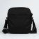 Male bag over the shoulder, Textura, artificial leather, black color