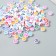 Beads for creativity plastic "Peace" White set 20 grams 0.4x0.7x0.7 cm