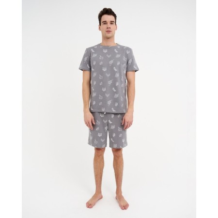 Pajama men's kaftan "Tiger" size 50-8