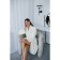Frequency bathrobe, size 52, champagne color