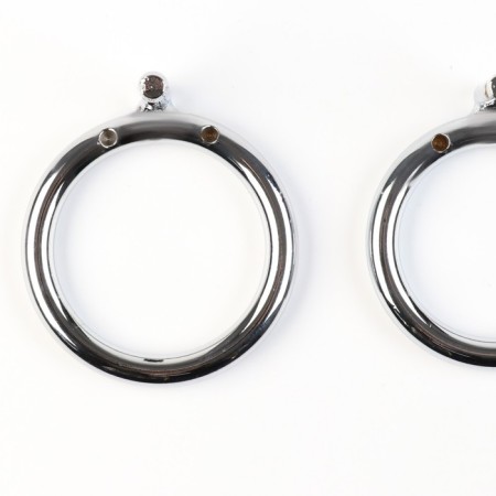 Belt of fidelity "Total cell No. 3", rings d = 4; 4.5; 5 cm, lock, key, metal-6