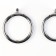 Belt of fidelity "Total cell No. 3", rings d = 4; 4.5; 5 cm, lock, key, metal