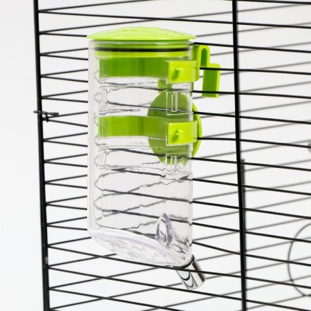 External drinker for a cage, 500 ml, green-6