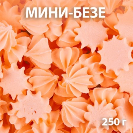Sugar figures "Mini-Bez", peach, 250 g