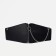 Women's belt, width 12 cm, on lightning, black color