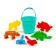 Set for playing in sand No. 527: large bucket, shovel No. 5, robberies No. 5, molds
