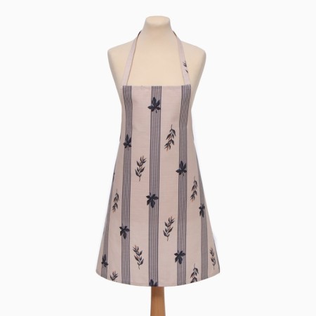 Apron Ethel "Leaves" 60x70cm, 100% HL, reps 220 g/m2-8