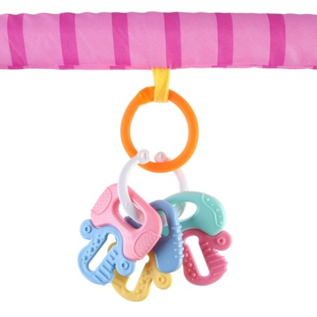 Building is soft on the crib, stroller "Friends", 46 - 68 cm, rattles, 5 toys, crumb I-3