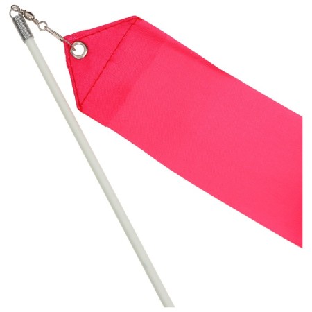 Ribbon for rhythmic gymnastics with a stick Grace Dance, 2 m, color fuchsia-3