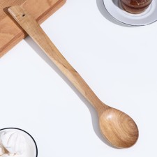 Spoon-grap, walnut with a straight handle 37x8.5 cm