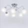 Ceiling chandelier Citilux "Luciana" CL147161, 62x62x29 cm, 6x60W, E14, color gray