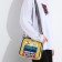 Bag Cross-Bodi with a zipper, yellow color