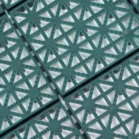 Universal covering Pol-Plast 30 x 30 cm, green, set 9 pcs-9
