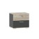Santi's shoes, 550x400x476, anthracite/oak craft gray