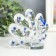Souvenir Glass "Peacock with the eyes from the evil eye" 7x13x10.5 cm