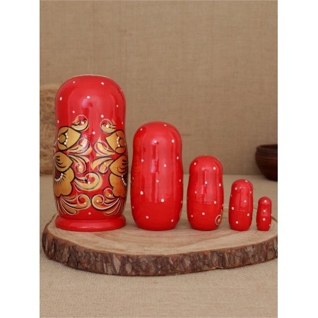 Nesting doll "Bird" 5 puppet-1