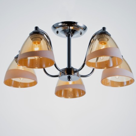 Causte "Mirna" 5he27 40t chrome 55x55x36 cm 9408340-1