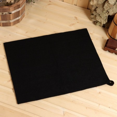 Bath mat 50x40 cm, black-1