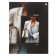 Business notebook A5 64 sheets in a cage, style. Fashion, cardboard cover, Soft-Touch lamination, selective varnish, block 60g/m2, mix