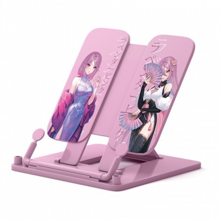 Book stand plastic Erichkrause "Manga", pink