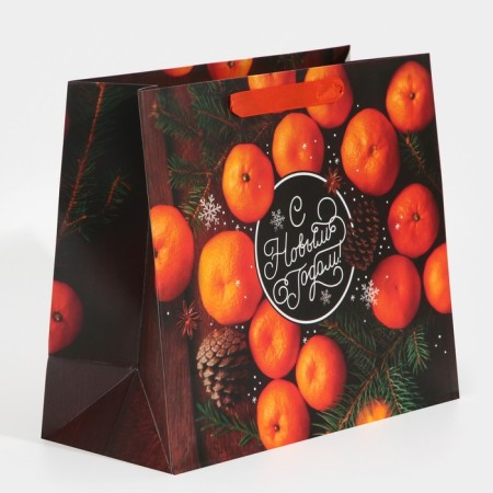 Laminated horizontal "Mandarin" laminate, ML 27 x 23 x 11.5 cm, New Year-2