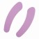 The sticker for the toilet is plain, 2 pcs (purple)