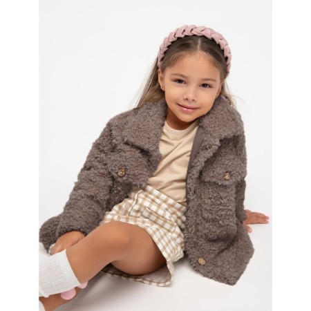 Children's jacket Amarobaby Lama, height 128 cm, chocolate color-7