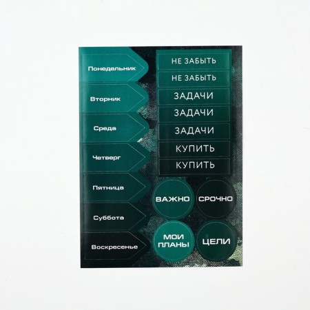 Gift set "since February 23. Strong spirit" A5 diary, 80 sheets, stickers and pen-5