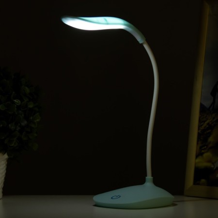 Lamp table sensor 3 modes LEDX14 "drop" blue USB 42x12.5x10 cm Risalux-2