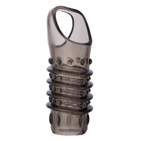 Nozzle of little cuts, to increase size, 10.5 cm, tp, black color-1