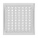 Ventilation grate "Vento" 1717VRR, 170x170 mm, adjustable, detachable, white