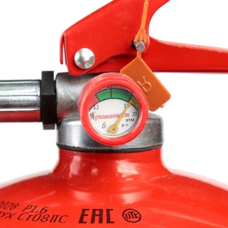 Fire extinguisher powder "Yarpozhinvest" OP-4 (3), ABCE-01 (A)-2