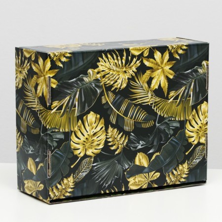 Gift box, bilateral, "tropics" 27 x 21 x 9 cm-2