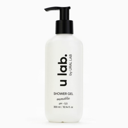 Shower gel, daily care, 300 ml, vanilla aroma, u lab