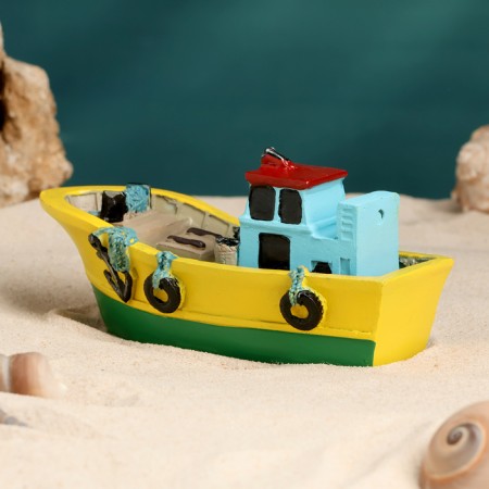 Souvenir ship "Fisherman" 13*6*5cm-8