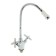 Accoona A4882G kitchen mixer, double -leaf, with flexible surge, white/chrome