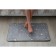 Bath and toilet mat “Luminous stars”, 50 × 80 cm, gray color, Mix drawing