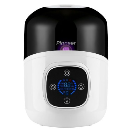 Air humidifier Pioneer HDS32, ultrasound, 25 W, 3 l, white color with black